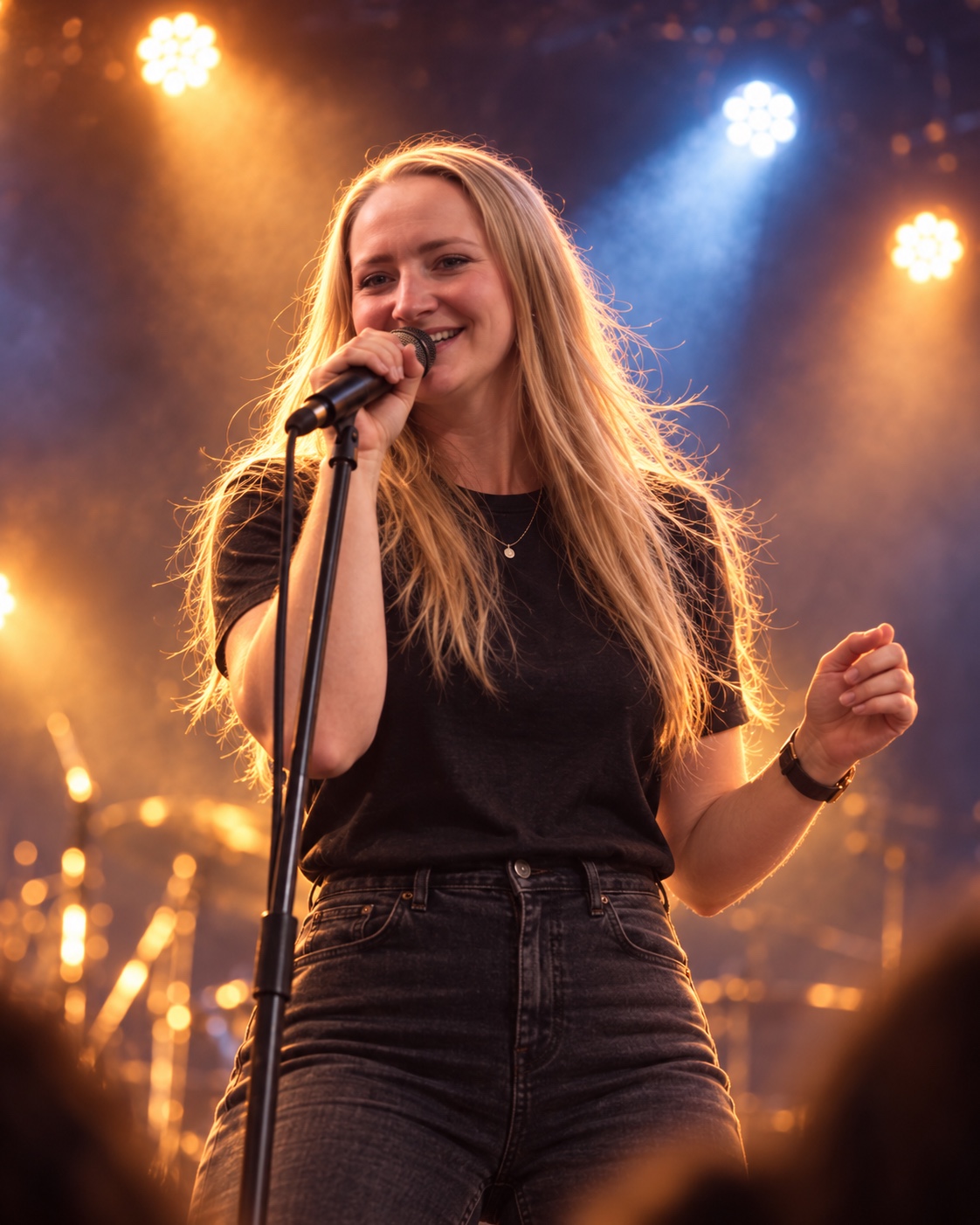 Kim, lead vocals
