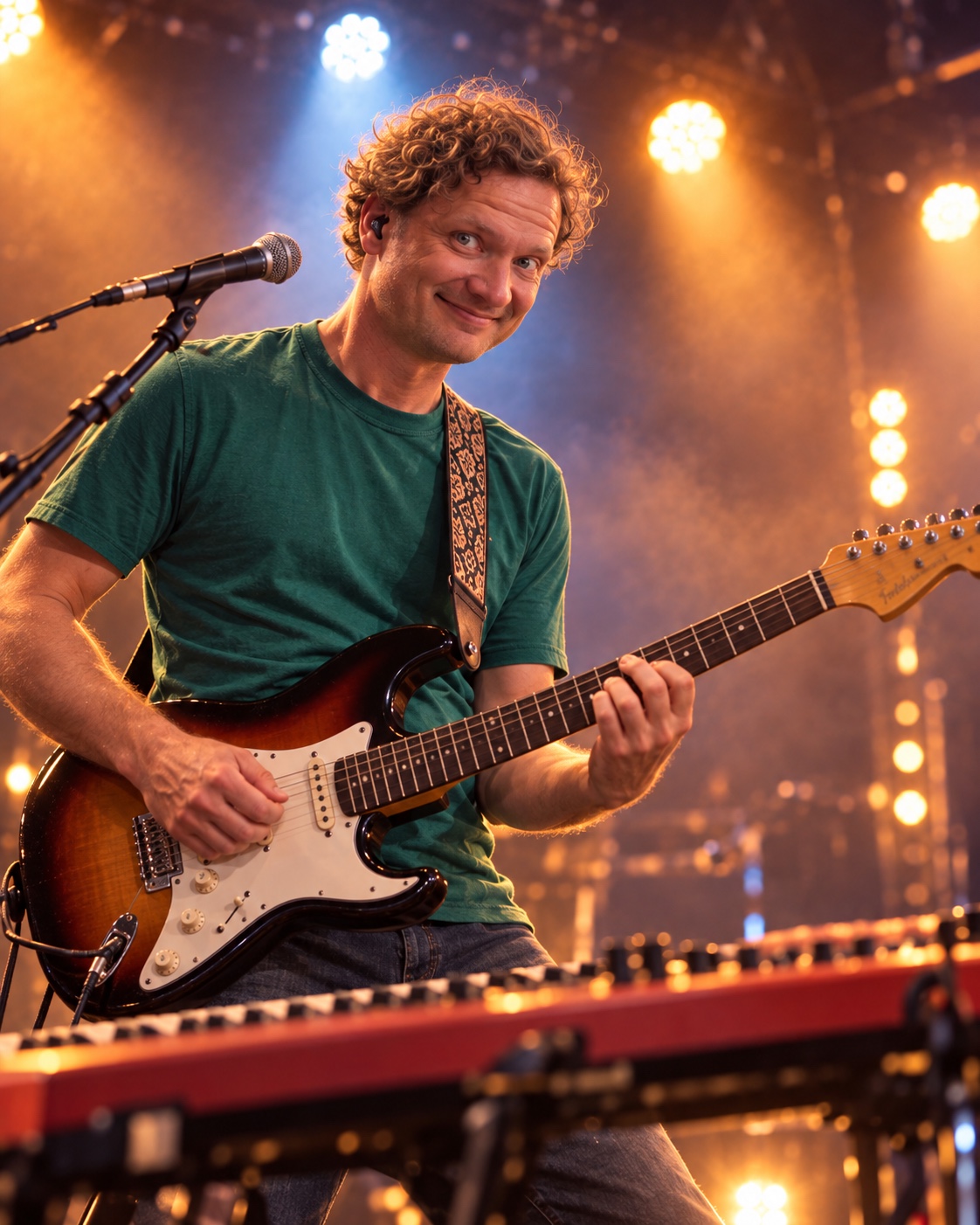 Stepan, guitar and keyboards